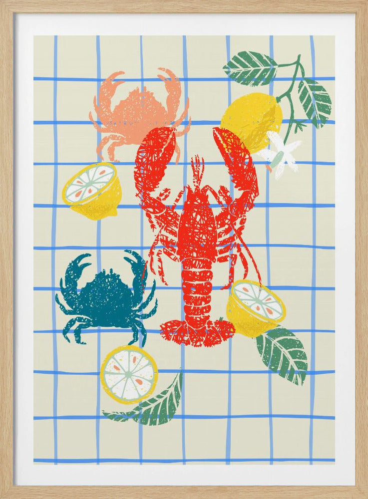 Hummer und Zitronen | Poster