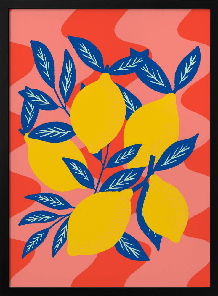 Lebhafter Zitronen-Explosion | Poster