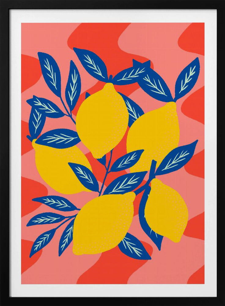 Lebhafter Zitronen-Explosion | Poster