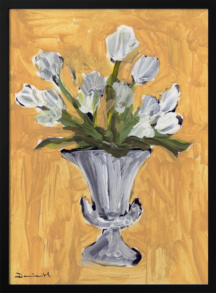 Weiße Tulpen | Poster