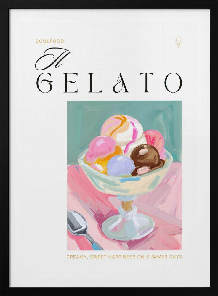 Gelato-Eiscreme-Vergnügen | Poster