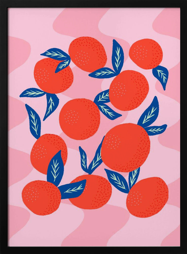 Lebendige Mandarinen | Poster