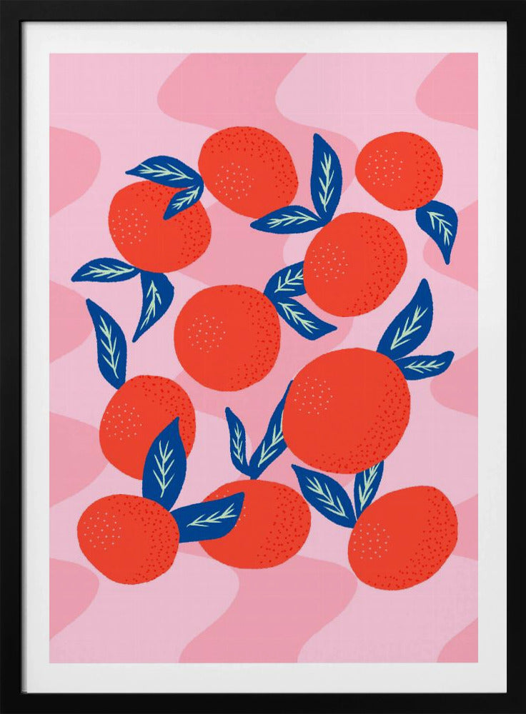 Lebendige Mandarinen | Poster
