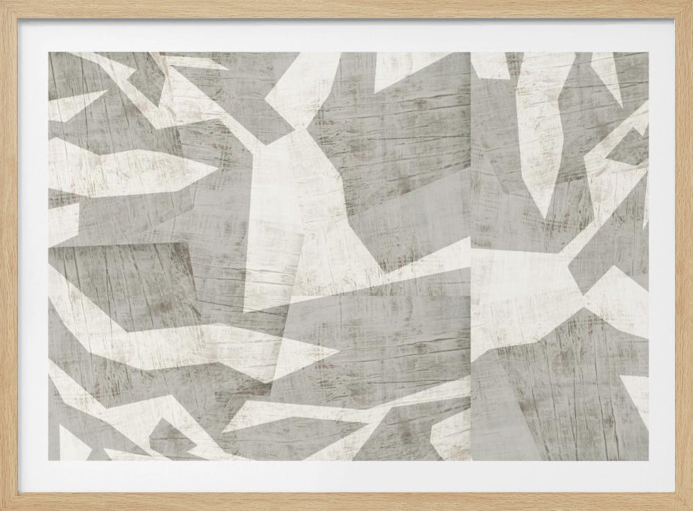 Geometrische Muster mit einer strukturierten | Poster