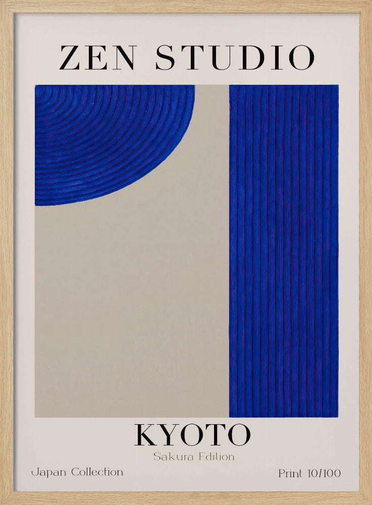 Kyoto Blaue Harmonie | Poster