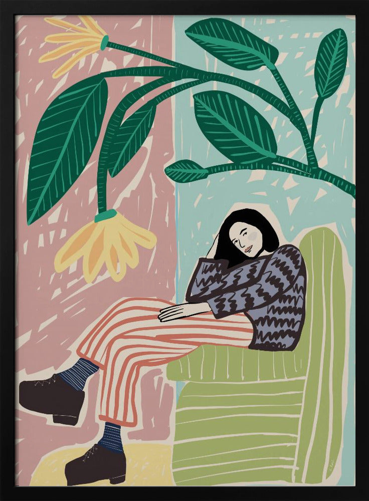 Ruhende Frau | Poster