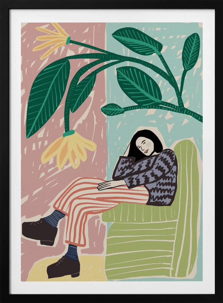 Ruhende Frau | Poster