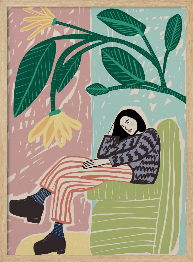 Ruhende Frau | Poster