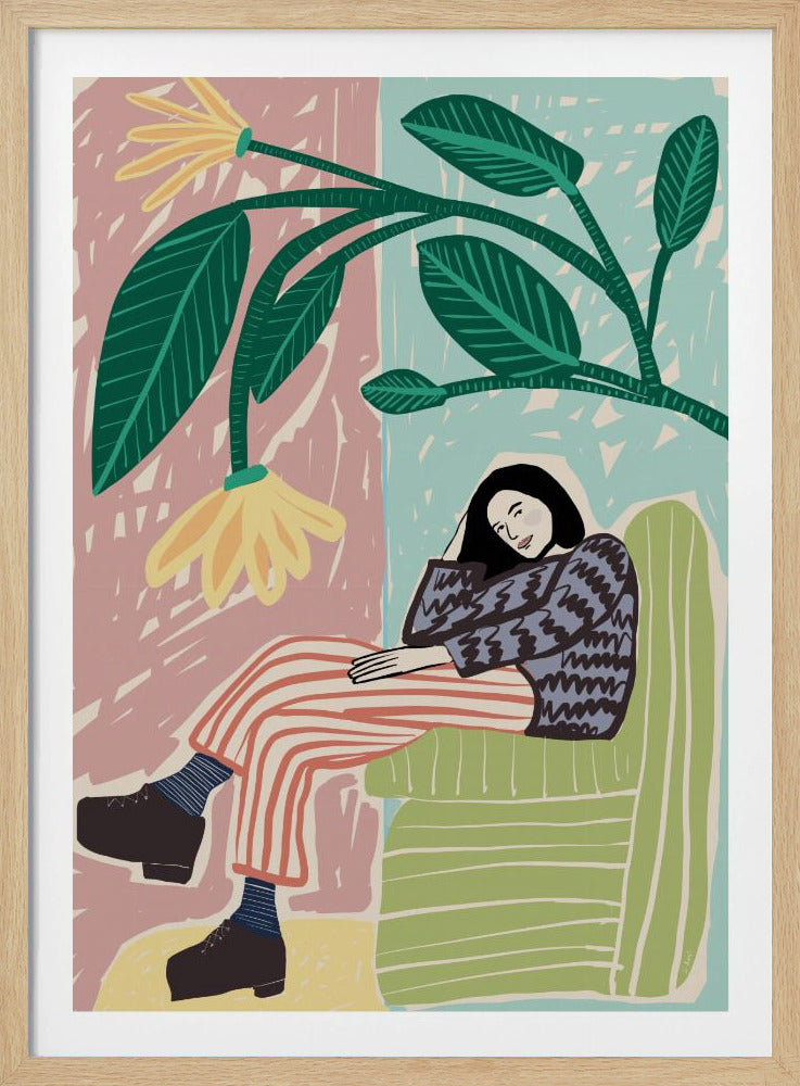 Ruhende Frau | Poster