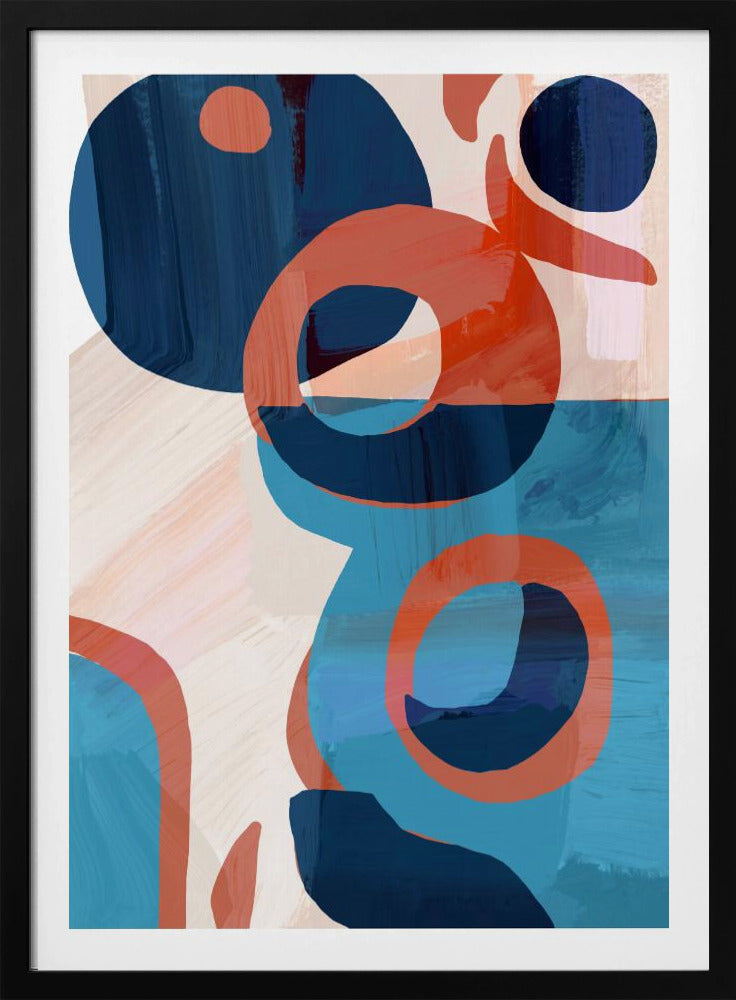 Geometrische Formen und leuchtende Farben | Poster