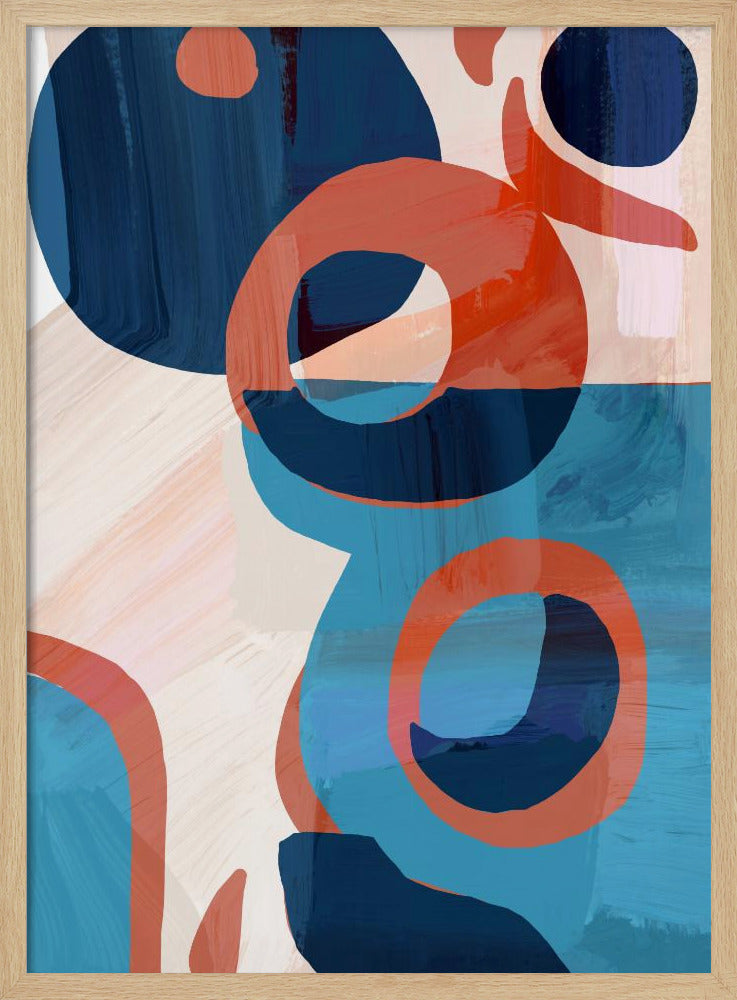 Geometrische Formen und leuchtende Farben | Poster