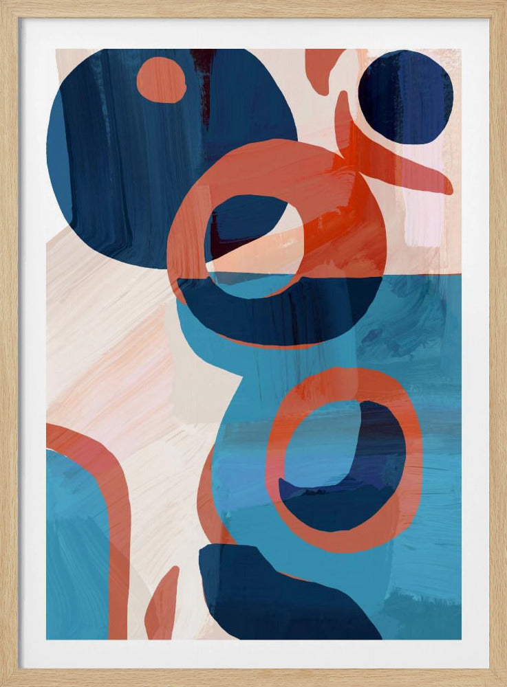 Geometrische Formen und leuchtende Farben | Poster