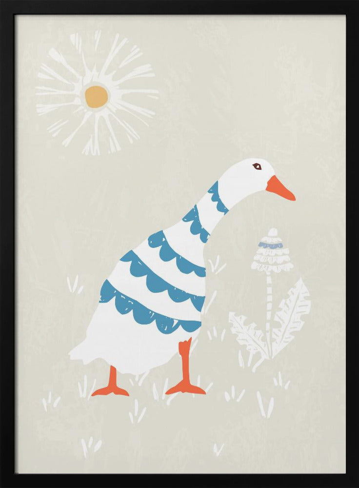 Gänseküken im Sonnenschein | Poster