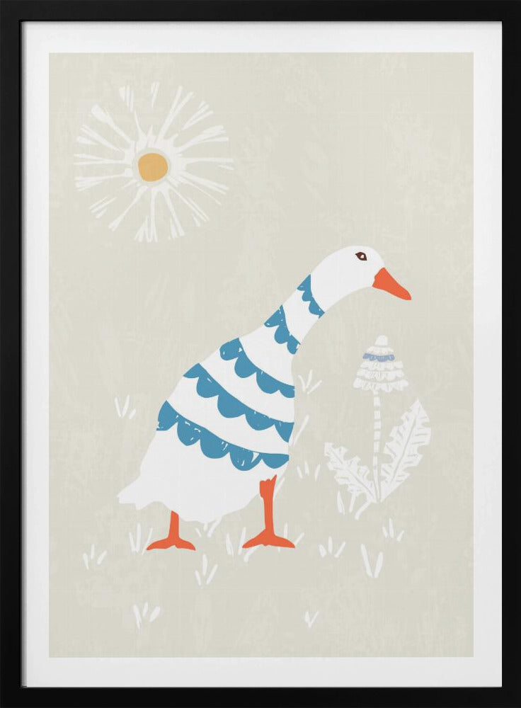 Gänseküken im Sonnenschein | Poster