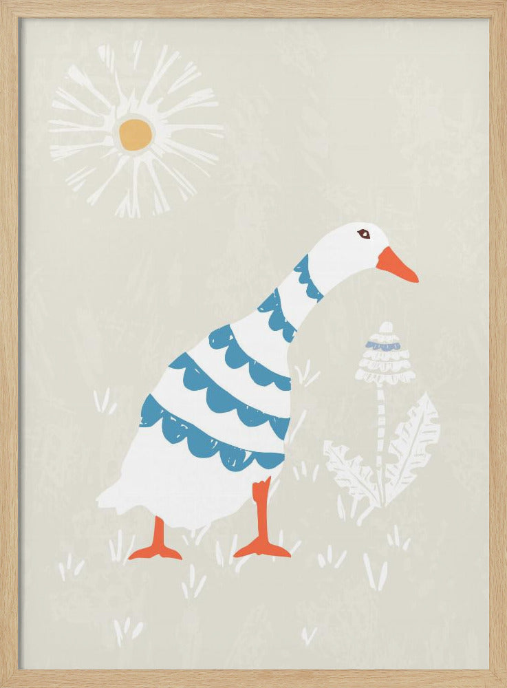 Gänseküken im Sonnenschein | Poster