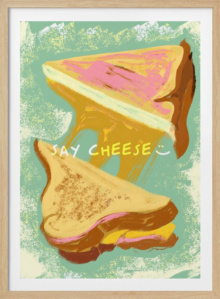 Geschmolzene Käsesandwiches | Poster