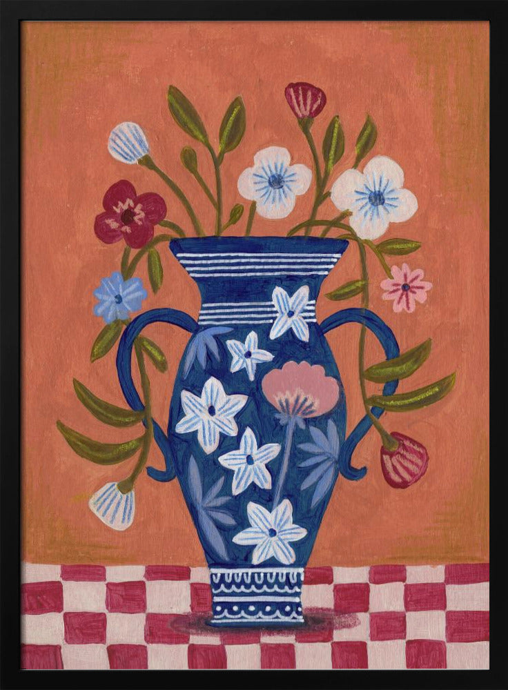 Vase Wildblumenstrauß | Poster