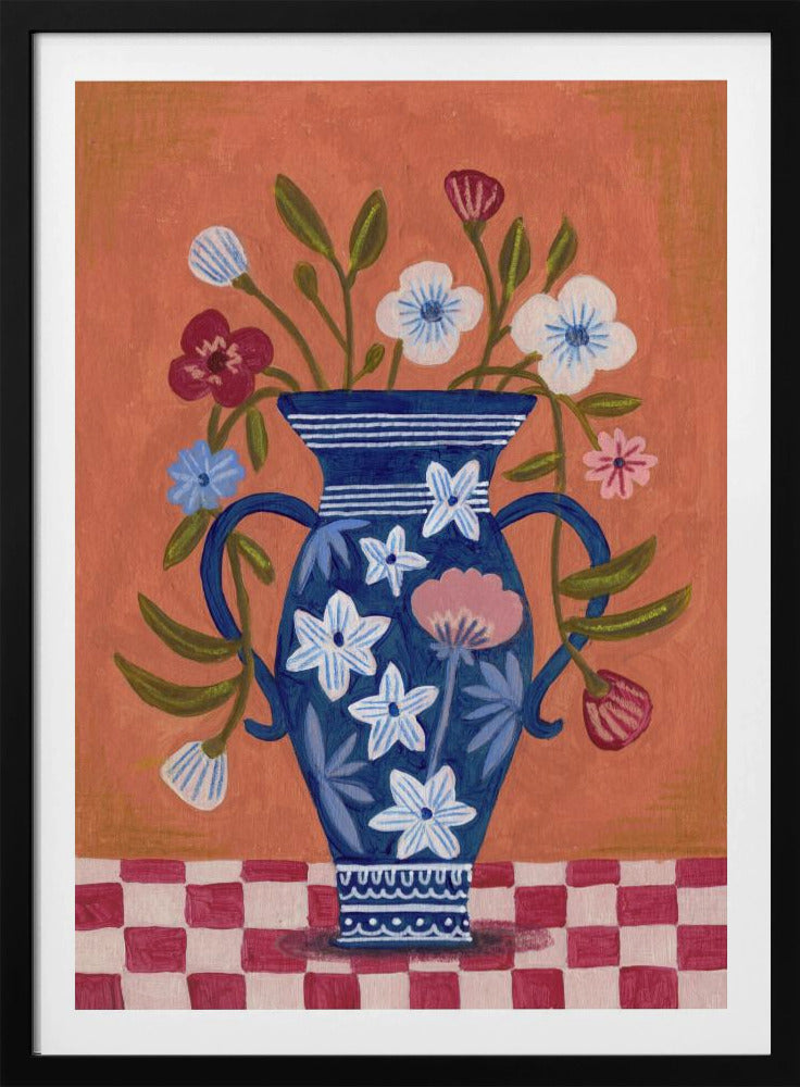 Vase Wildblumenstrauß | Poster