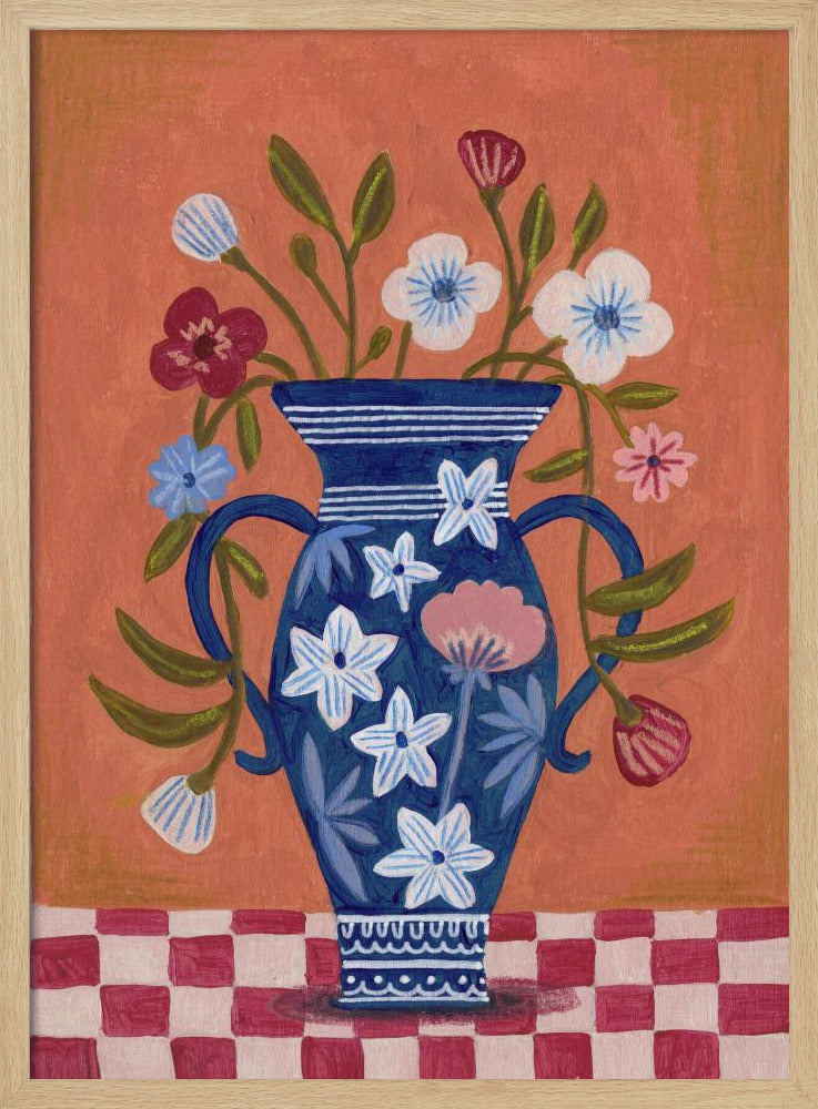 Vase Wildblumenstrauß | Poster
