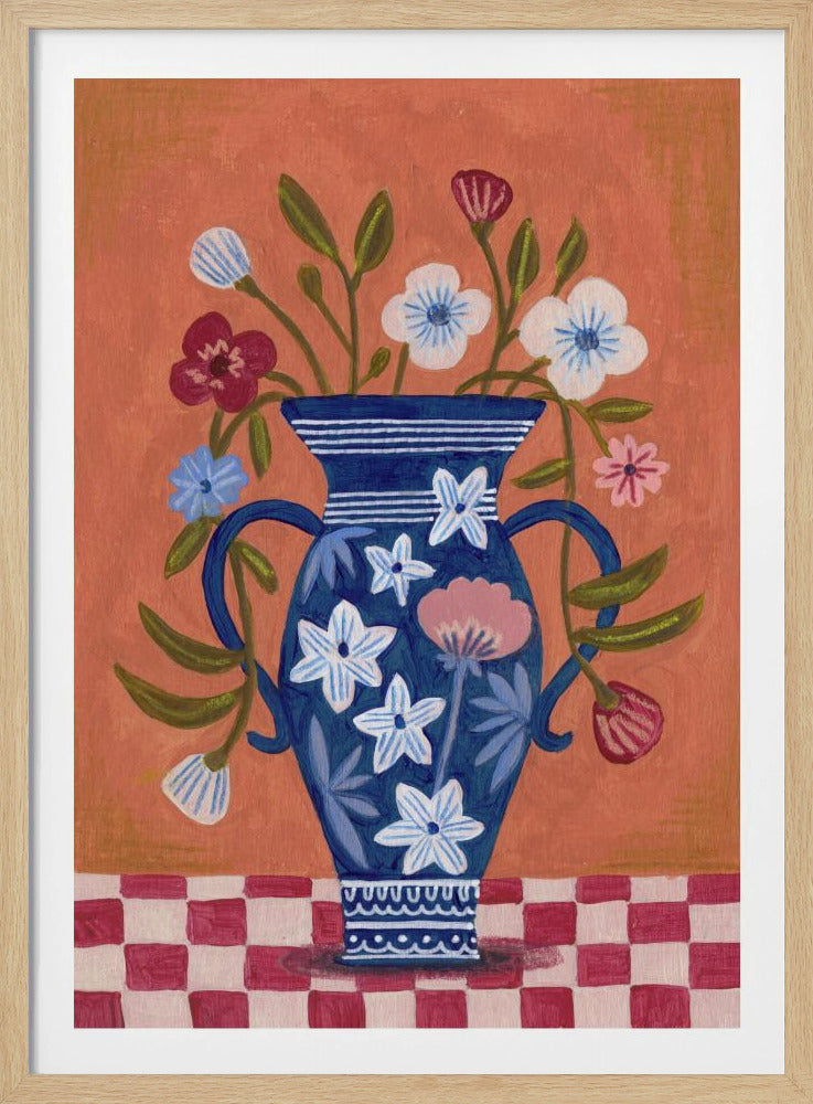 Vase Wildblumenstrauß | Poster