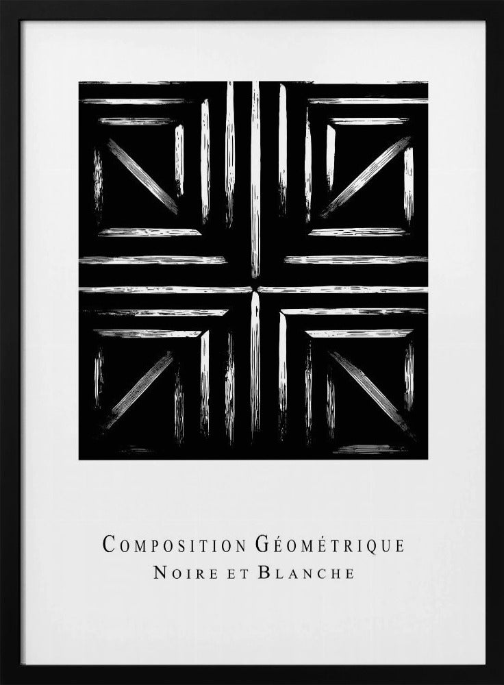 Monochrome Geometrie | Poster