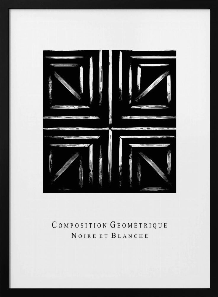 Monochrome Geometrie | Poster