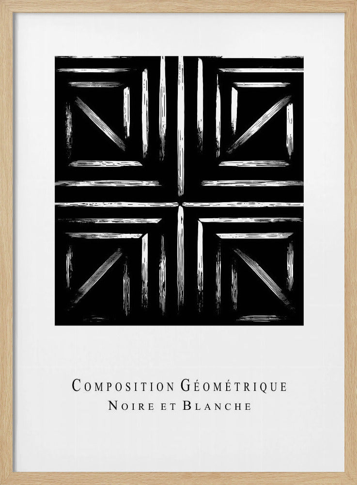 Monochrome Geometrie | Poster