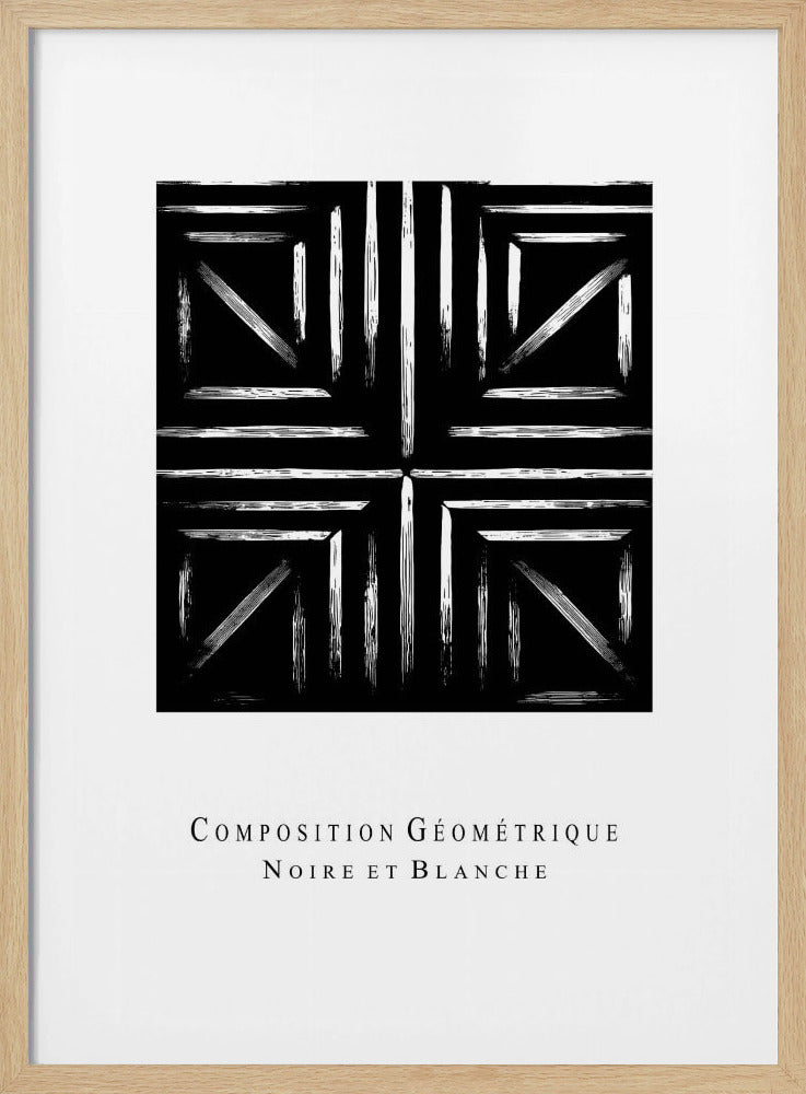 Monochrome Geometrie | Poster