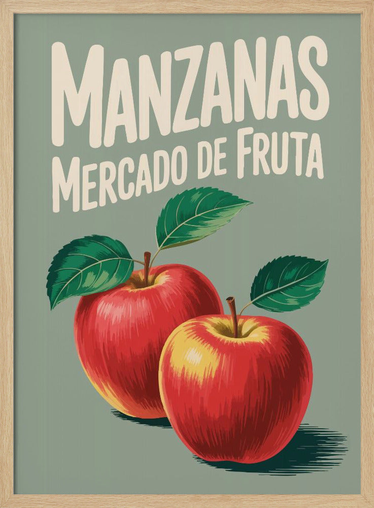 Vibrant Red Apples | Poster
