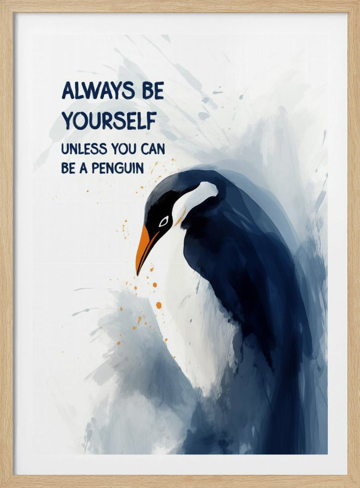 Sei ein Pinguin | Poster