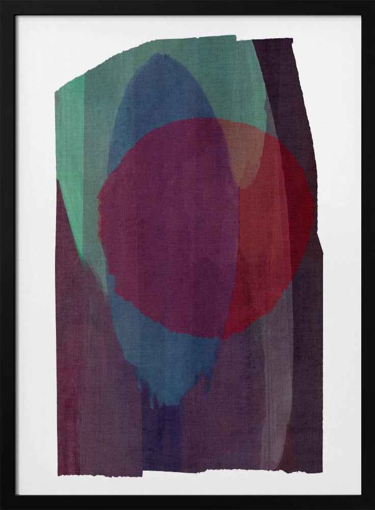 Geometrische Formen in satten Tönen | Poster