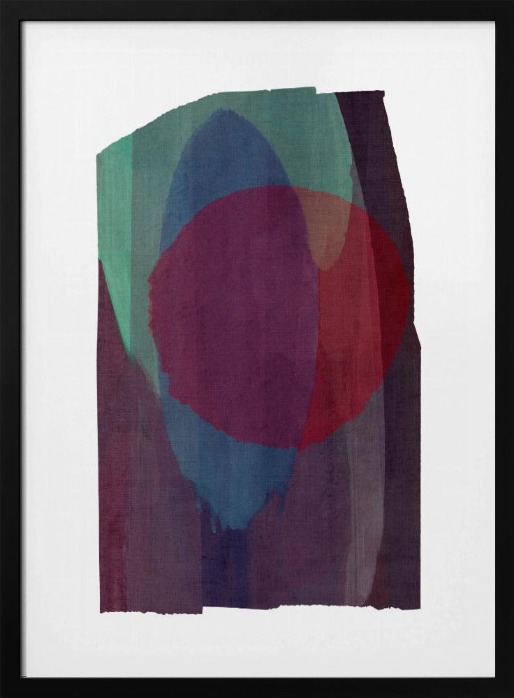 Geometrische Formen in satten Tönen | Poster