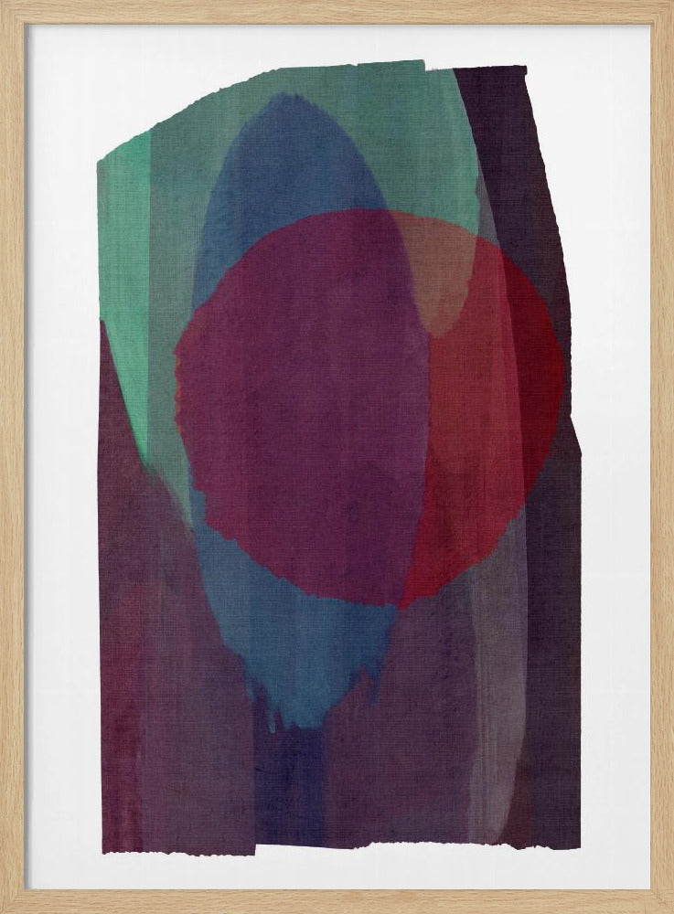 Geometrische Formen in satten Tönen | Poster