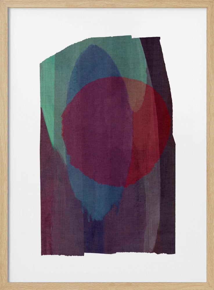 Geometrische Formen in satten Tönen | Poster