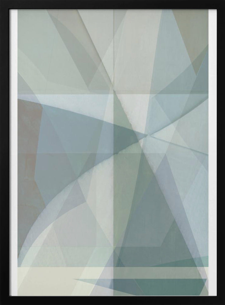Geometrische Formen in gedämpften Tönen | Poster