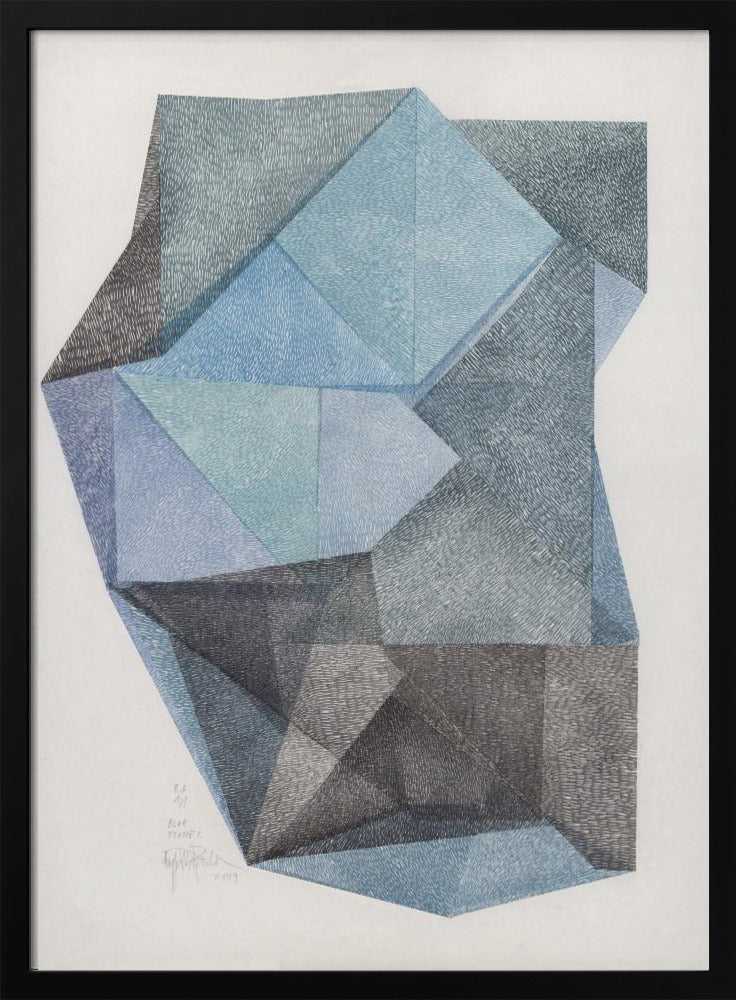 Blauer Stein I. | Poster