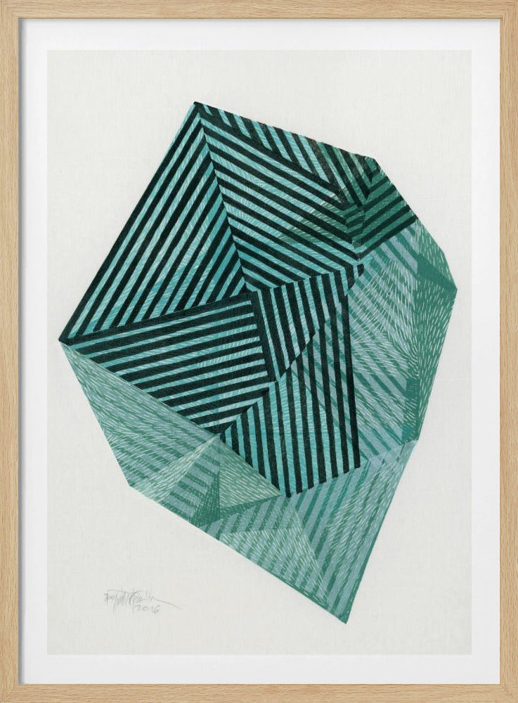 Gestreifter Stein I. | Poster