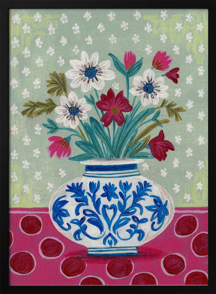 Blumen in der Vase Stillleben | Poster