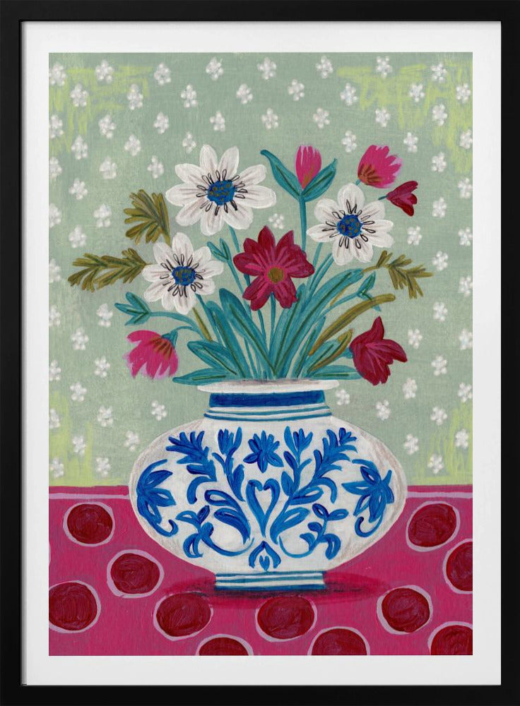 Blumen in der Vase Stillleben | Poster
