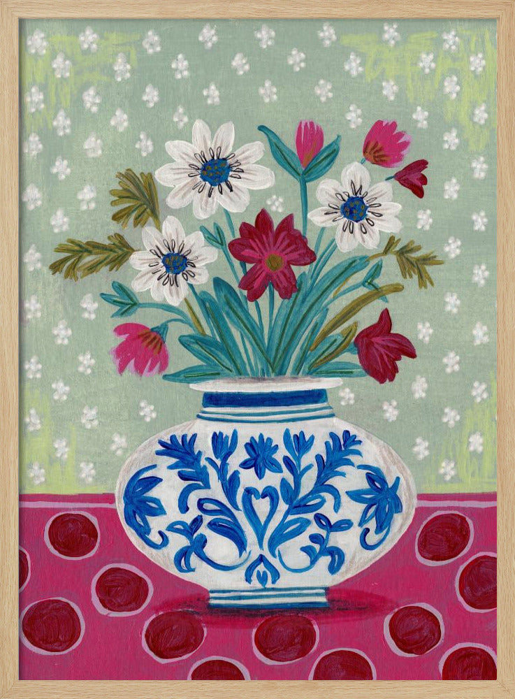 Blumen in der Vase Stillleben | Poster