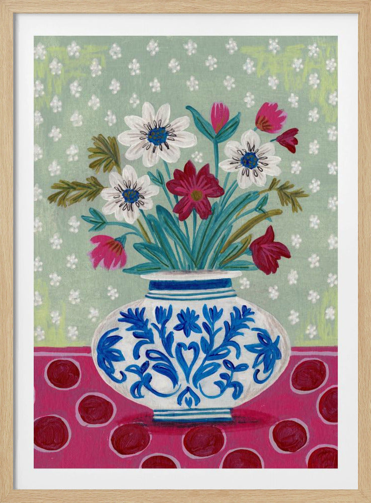 Blumen in der Vase Stillleben | Poster