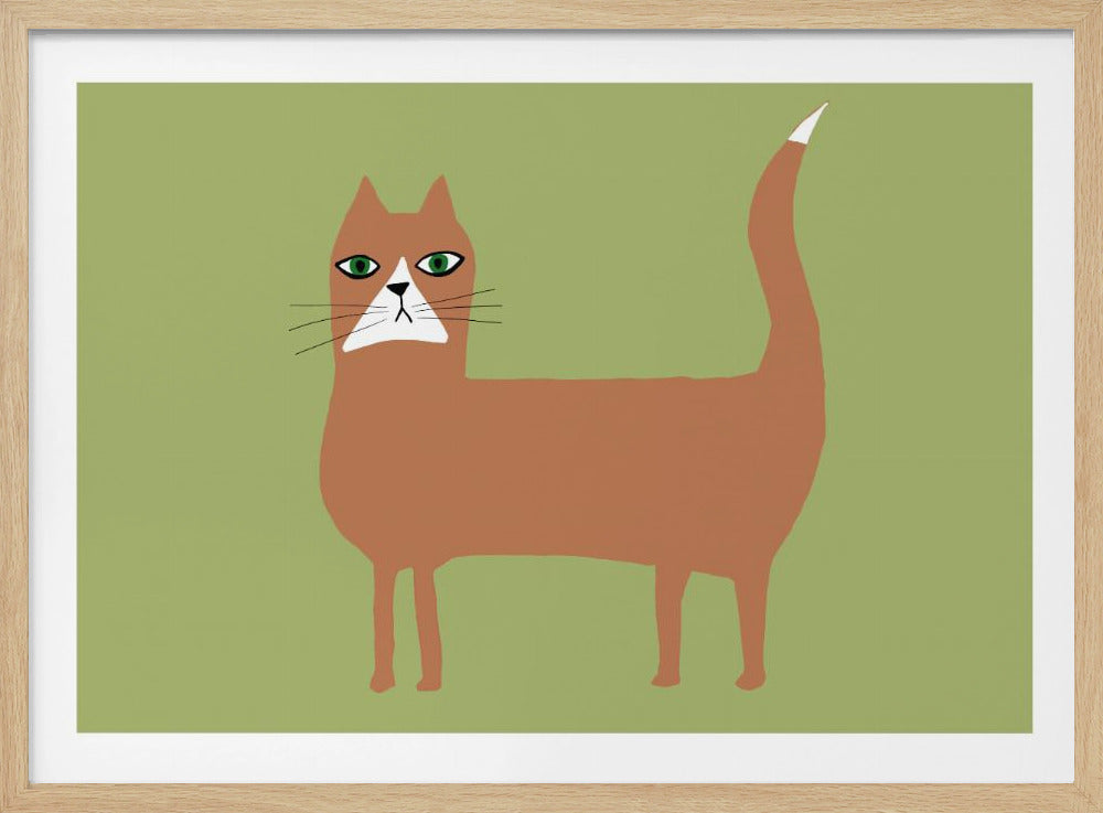 Katze Ingwer Orange | Poster