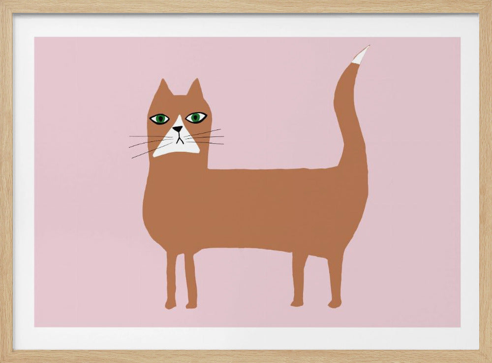Katze Ingwer Orange | Poster