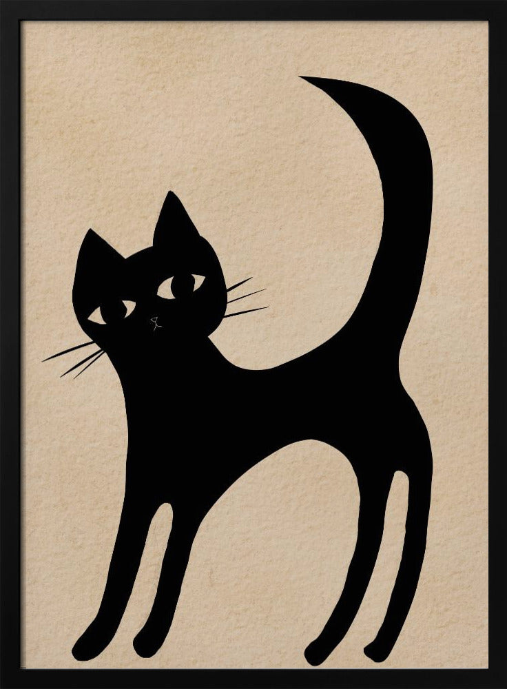 Schwarze Katze | Poster