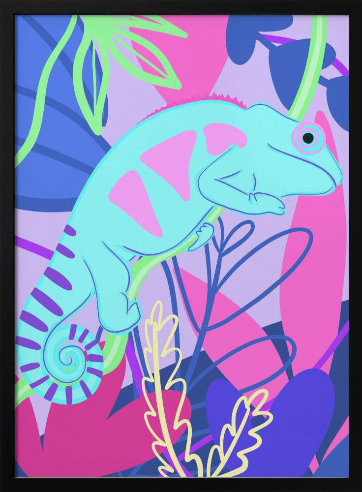 Buntes Chamäleon | Poster