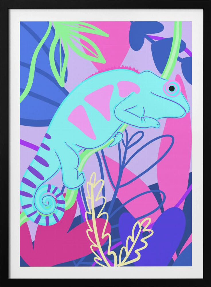 Buntes Chamäleon | Poster