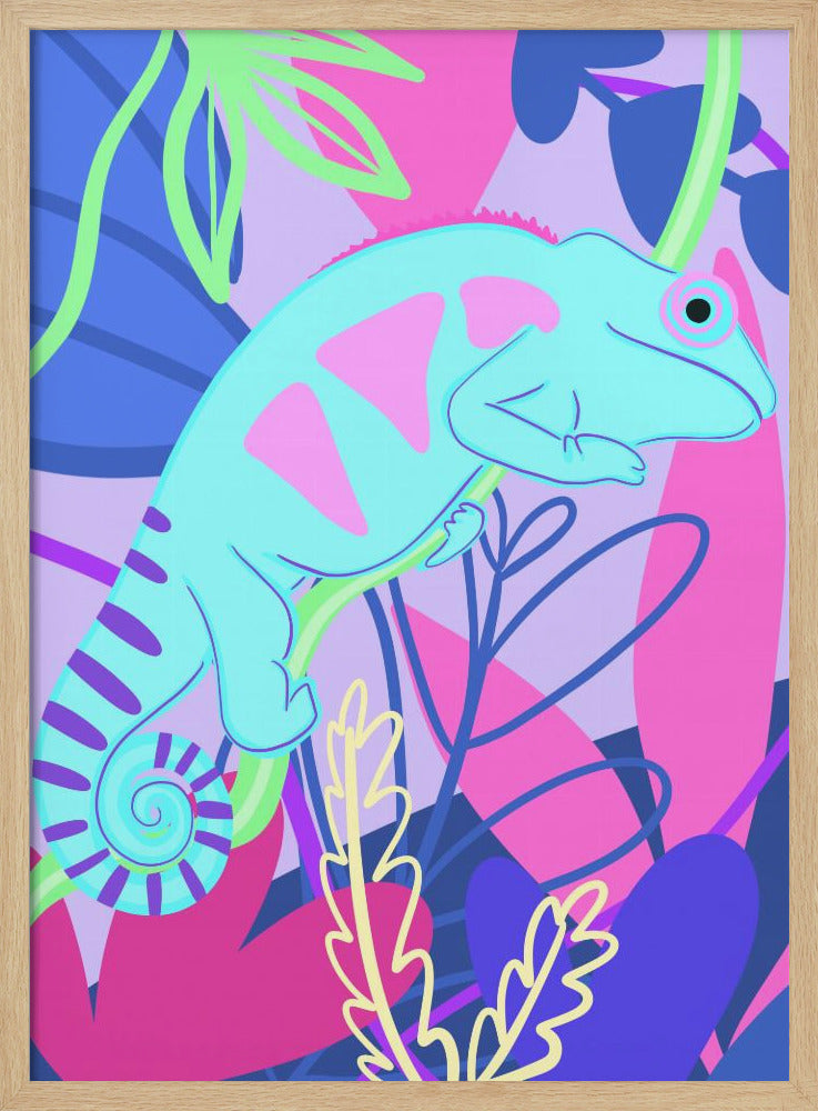 Buntes Chamäleon | Poster