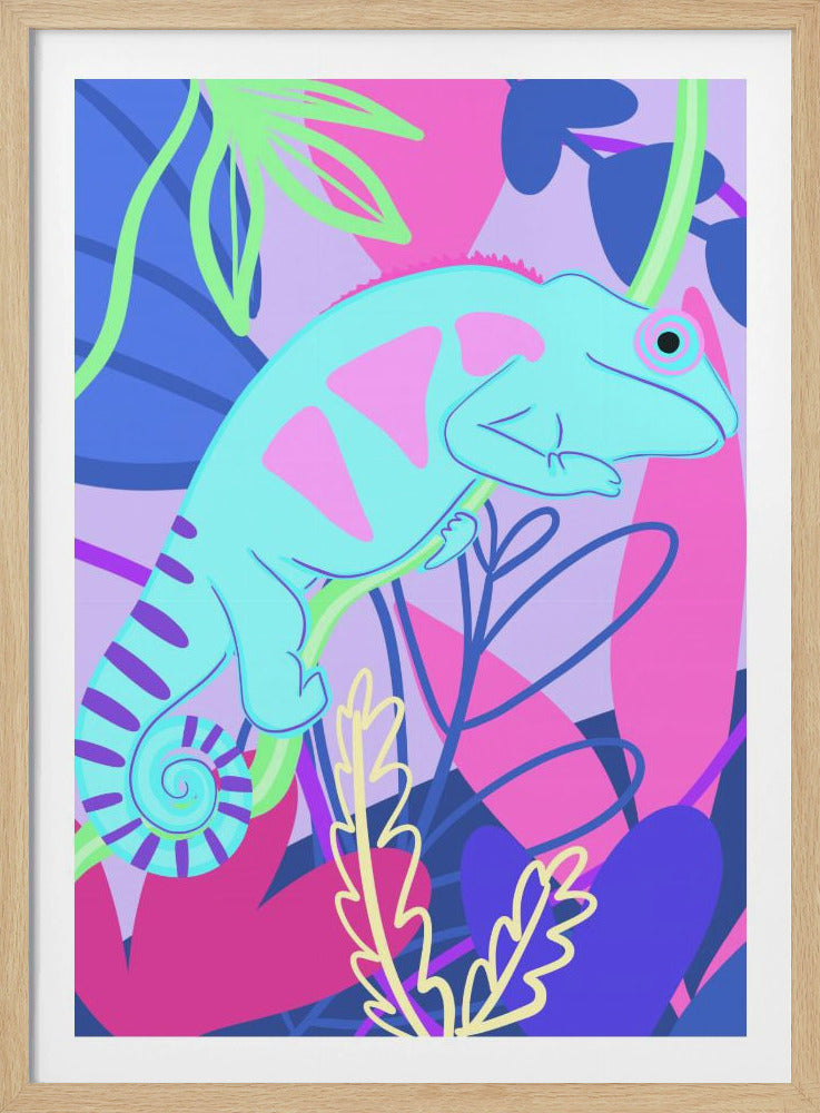 Buntes Chamäleon | Poster