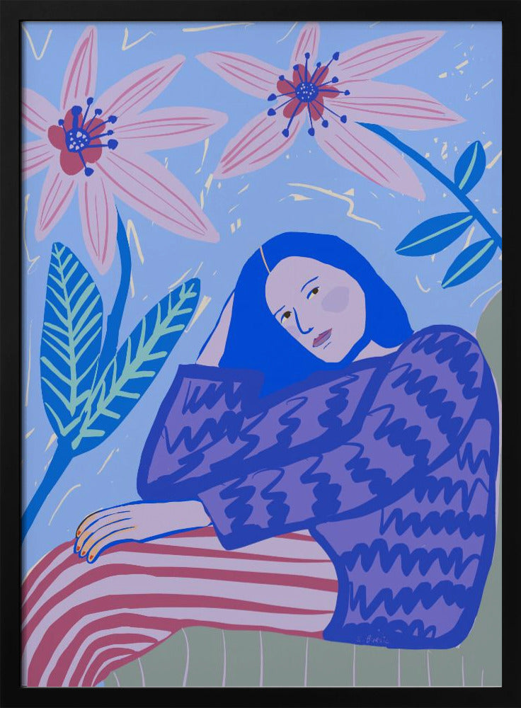Sitzende Dame | Poster