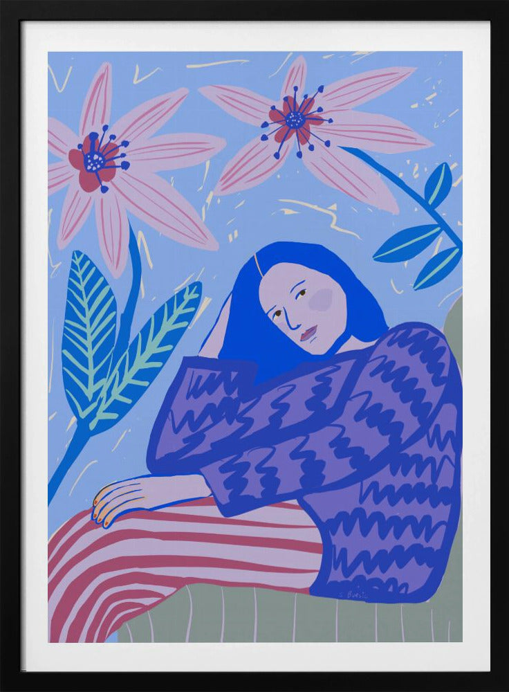 Sitzende Dame | Poster